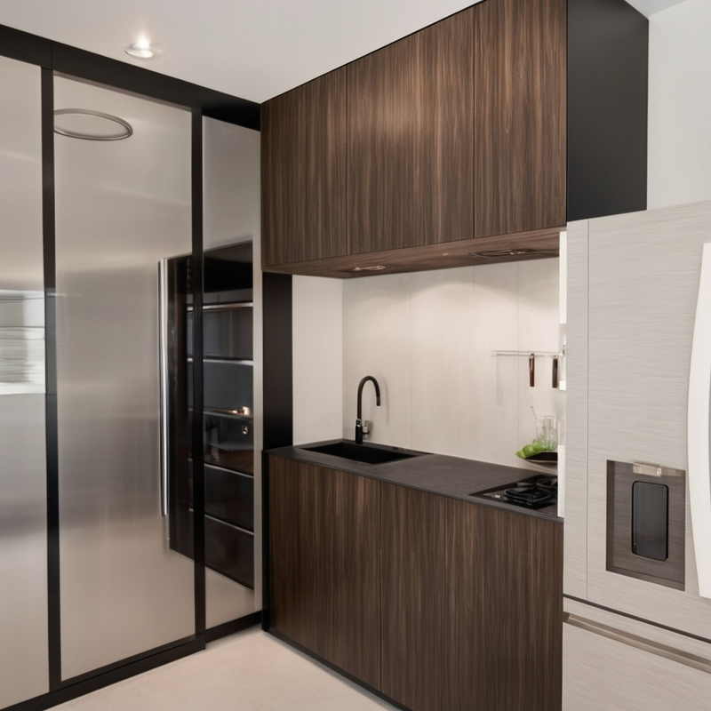 Functional minimalistic kitchen design